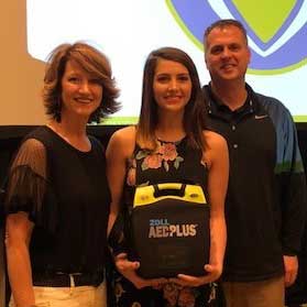 “AED Training Helps Save Teen Athlete”